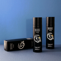 M.O.N.C For Man Total Solution Produit 3-en-1 Shampooing-Nettoyant pour le corps-Nettoyant pour le visage avec beaucoup de mousse Extraits de plantes aquatiques
