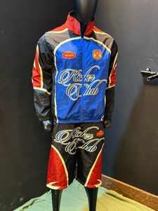 Conjunto de chándales de nailon cortavientos de alta calidad para hombre personalizado sólido verano ajuste relajado transpirable corto de talla grande adultos - Product Image 3