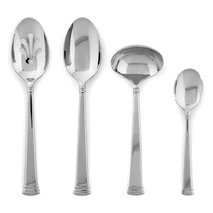 Ensemble de couverts faits à la main en acier inoxydable argenté avec poignée unique Couverts classiques de haute qualité pour mariage Restaurant Maison - Product Image 3