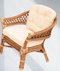 Rattan Rodos Sillón elegante y cómodo para espacios de vida modernos para Villa o hogar Inspirado en el diseño de Indonesia - Product Image 2