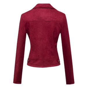 Women's High Quality Custom Size Genuine Leather <b>Jacket</b> Breathable Fashionable Cotton Wholesale Price Plain Dyed Technique - Product Image 4