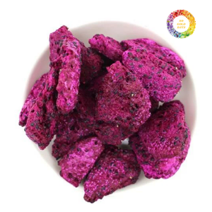 Aperitivo liofilizado de fruta de dragón, fruta de dragón liofilizada envasada al vacío, Pitaya roja FD en rodajas, fruta de dragón liofilizada - Product Image 6