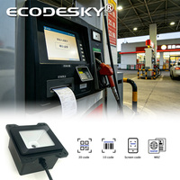 Module de scanner de codes à barres de passeport Ocr de scanner de carte d'identité haute résolution EMT6061 pour l'enregistrement d'hôtel