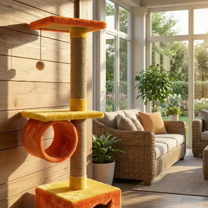 Griffoir pour chats Amistar Citrus Paradise de haute qualité, adapté à toutes les races et tailles de chats. - Product Image 1