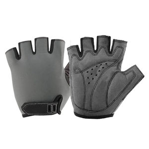 Gants de course unisexes à demi-doigts avec logo personnalisé, légers, antidérapants, imperméables, respirants, écologiques, de haute qualité pour le cyclisme - Product Image 2