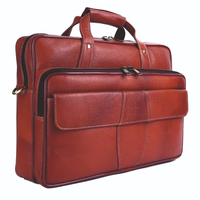 Sac messager pour ordinateur portable en cuir véritable marron de luxe, artisanat vintage, durable, confortable, multi-poches, pour hommes et femmes, utilisation sportive