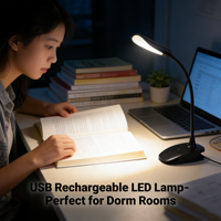 Lampe de lecture à clipser la plus vendue, lampe de lecture rechargeable, lampe de chevet, lampe de lecture rechargeable à 5 LED sans batterie