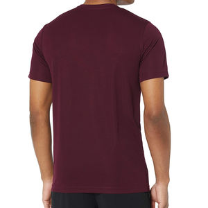 2024 nouveau t-shirt personnalisé pour hommes couleur unie à manches longues tenue décontracté 100% coton avec impression numérique pour la course - Product Image 5