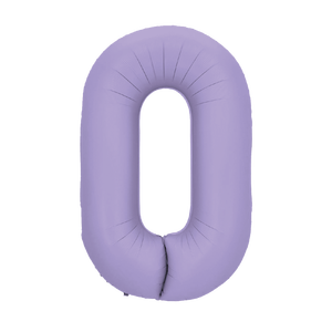 Ballon de fête gonflable violet numéro zéro 1M pour célébrations - Product Image 3