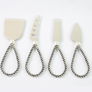 Nouveau couteau à beurre à fromage de haute qualité avec manche rond facile à tenir couteau à fromage à beurre articles de cuisine à domicile pour les fêtes - Product Image 1