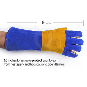 Venta en línea Guantes de soldadura más vendidos Venta al por mayor Guantes de soldadura de estilo único 2024 Guantes de soldadura - Product Image 5