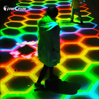 Projection interactive de mur de sol de cartographie 3D tout-en-un de paysage intérieur extérieur par projecteur pour les jeux d'enfants