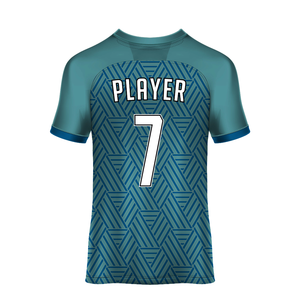 ผู้ผลิตเสื้อฟุตบอลแบบกำหนดเองคุณภาพพรีเมียมสำหรับงานพิมพ์ร้อนด้วยไวนิล เนื้อผ้าบางเบา ระบายเหงื่อได้ดี ชุดทีมฟุตบอลแบบขายส่ง - Product Image 6