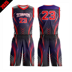 Nouveauté 2026 : Ensemble Maillot et Short de Basketball par Sublimation – Tenue de Sport d'Entraînement OEM - Product Image 4
