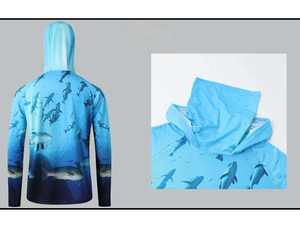 Personnalisable UPF50 + Protection Maillot de Pêche Anti-UV Manches Longues Sweat à Capuche et Chemise Ensemble Performance Sublimé Vêtements de Pêche - Product Image 3