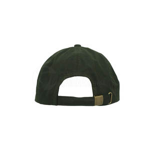 Gorra de béisbol ajustable de algodón unisex con logotipo bordado y diseño de ala curva - Product Image 5