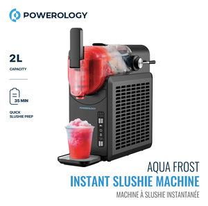 Powerology Aqua Frost Instant Slushie Machine Électrique En Acier Inoxydable Automatique Ménage Application - Product Image 5
