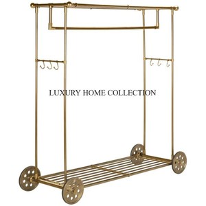 ชั้นวางกระเป๋าโลหะสีดำคุณภาพพรีเมี่ยมพร้อมแผ่นกันลื่นที่ออกแบบมาสำหรับการตกแต่งโรงแรมและบ้านที่ทันสมัย - Product Image 6