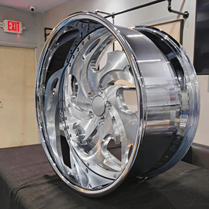 Jantes en aluminium aérospatial forgées Rucci Custom 2-3 PIÈCES 5x114.3 24 26, combinaison de couleurs personnalisée, pour voitures de luxe Ford Cadillac - Product Image 2