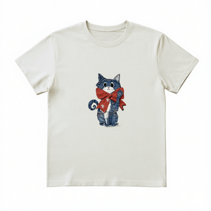 T-Shirt Unisex 210GSM 100% Cotone, Maglietta Casual Oversize con Stampa Serigrafica Personalizzata di Rose, Taglia 2XL, Caratteristiche Termiche, Stampa DTG - Product Image 2