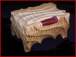 Cadeau et boîte à bijoux en bois massif de meilleure qualité pour la décoration intérieure Décoration de Noël longue durée polie - Product Image 5