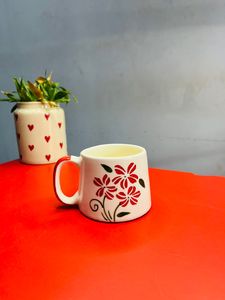 Tasse en céramique 300 ml Tasse à café faite à la main pour filles et femmes Cadeau sans danger pour le micro-ondes pour l'anniversaire de la Saint-Valentin - Product Image 2
