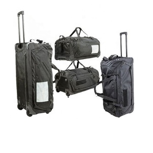 Rolling Duffle Black Bags Heavy Duty Tactical Messenger Senderismo Deportes Camping Bolsas de viaje - Product Image 2