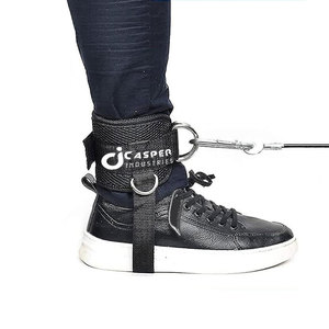 Correa de tobillo deportiva de neopreno de alta calidad gimnasio de moda fácil ajustable Brace protección Color liso logotipo personalizable - Product Image 3