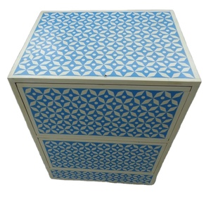 Nuevo diseño MDF Bone Inlay Taburete Venta al por mayor Bone Inlay Modern Good Quality Living Room Cubical Taburete para dormitorio de SCI Exportador - Product Image 3