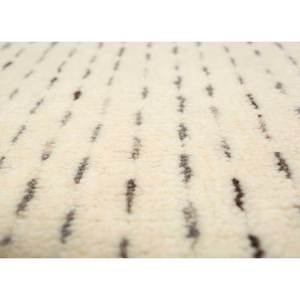 Alfombras de Lana Tejidas a Mano Contour Ivory, Rectangulares de 9x12, Diseño Abstracto, Pelo Alto, para Sala de Estar y Dormitorio, Hwt-37 - Product Image 3