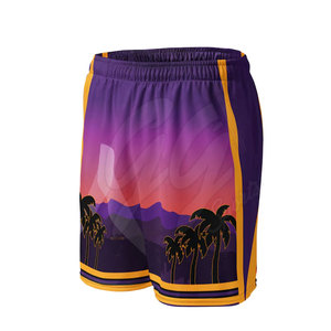 Pantalones Cortos Deportivos Casuales de Malla para Hombre, 100% Poliéster, Ajuste Holgado, Secado Rápido, para Verano, Gran Venta - Product Image 3