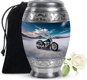 Urnes pour cendres humaines pour moto, urne funéraire pour cendres masculines, urnes de crémation pour cendres d'hommes et de femmes - Product Image 1