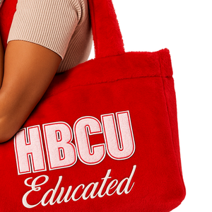 Hbcu กระเป๋าทรงสี่เหลี่ยมมีขน DST สีแดงมีการศึกษากระเป๋าผ้ากำมะหยี่กำมะหยี่กำมะหยี่ปักลายภาษากรีก sorority Divine Nine - Product Image 4