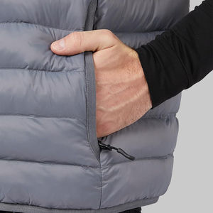 Chaleco Acolchado de Lona sin Mangas para Hombre, Ropa Exterior Informal de Invierno, 5 Bolsillos, Acolchado Personalizado, Relleno de Alta Calidad, Calefactable - Product Image 5