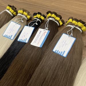 Vente flash 2026 Extensions de cheveux vierges vietnamiens de qualité, cheveux humains naturels lisses, styles de beauté durables, en vrac/en paquet - Product Image 2