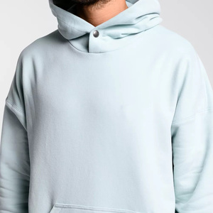 Sudadera con Capucha para Hombre, Resistente, Deportiva, con Cuello con Botones, Tejido Suave y Cálido, Puños Elásticos, Ropa de Invierno Premium, Transpirable y Gruesa - Product Image 6