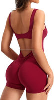 Mono Deportivo para Mujer, Spandex/Poliéster, Cierre con Cordón, Mangas Largas, Cintura Alta, Diseño Liso, 260g