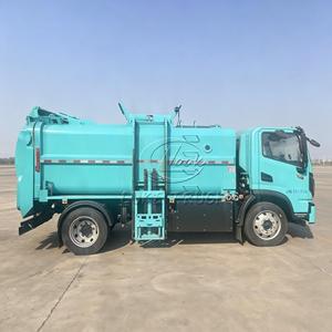 Camion benne latérale Dongfeng 4x2 15 m³ à chargement latéral, avec benne hydraulique, pour collecte des déchets, vente directe usine - Product Image 5