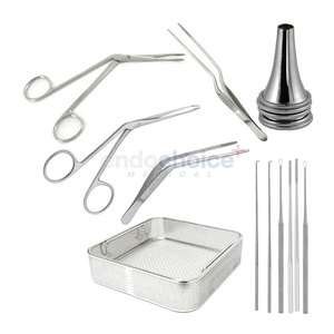 Premium Basic ENT Instrument Set Herramientas esenciales de acero inoxidable para procedimientos de oído, nariz y garganta - Product Image 4