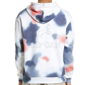 Logo personnalisé Tie Dye Hoodie pour Hommes Confortable XS Taille à la Mode Impression 3D Design Hiver Col à Capuche-Prix de Gros - Product Image 2