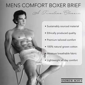 Sous-vêtements pour hommes en coton léger, respirants, écologiques, à séchage rapide, confortables pour tous les jours, boxers pour FTM - Product Image 3