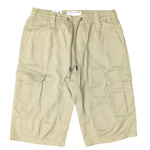Prix d'usine direct hommes décontracté 100% coton sergé Shorts multi-poches solide Sports de plein air Cargo pantalon fermeture éclair - Product Image 1