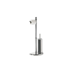 Koricini Portarrollos de papel higiénico independiente de acero cromado de 75 cm con cepillo - Product Image 2
