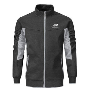 Affordable Price Performance Sportswear Full Zip Track <b>Jacket</b> Men For Running Training <b>Gym</b> And Active Lifestyle - Product Image 1