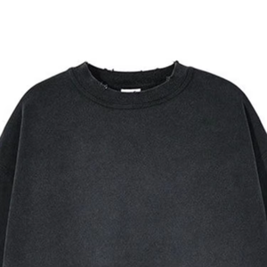 Sudaderas de cuello redondo para hombre de diseño personalizado de alta calidad Sudadera con capucha de lana GSM pesada con hombro caído Suministro directo de fábrica - Product Image 4