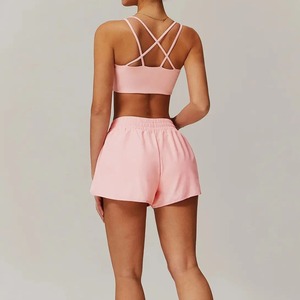 Yoga <b>Set</b> 2PCS <b>Seamless</b> Women Sportswear Workout Clothes Athletic Wear Gym <b>Legging</b> Fitness Bra Crop <b>Top</b> Long Sleeve Sports Suits - Product Image 2