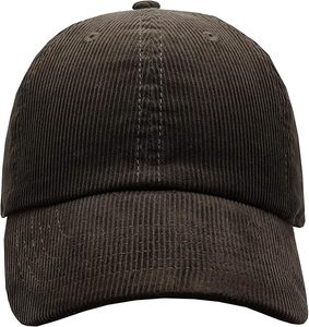 Casquette de baseball en velours côtelé 100% coton vintage unisexe casquette de camionneur réglable avec impression bouffante pour hommes et femmes - Product Image 1