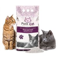 Litière Premium en Pierre Ponce pour Chat 5 L – Naturelle, Non Agglomérante, Sans Parfum, Faible Émission de Poussière, Neutraliseur d'Odeurs, Haute Absorption, Écologique
