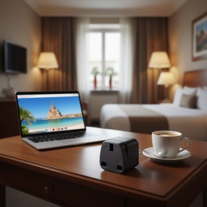 <b>UK</b> <b>to</b> EU Laptop Socket Power <b>Adapter</b> for Travel for <b>European</b> Destinations - Product Image 3