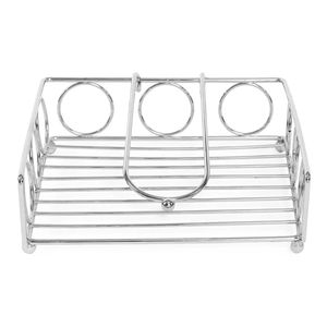 Servilletero de alambre moderno con brazo ponderado, organizador de mesa de Metal con acabado cromado para cocina, comedor y restaurante, servilletero - Product Image 2